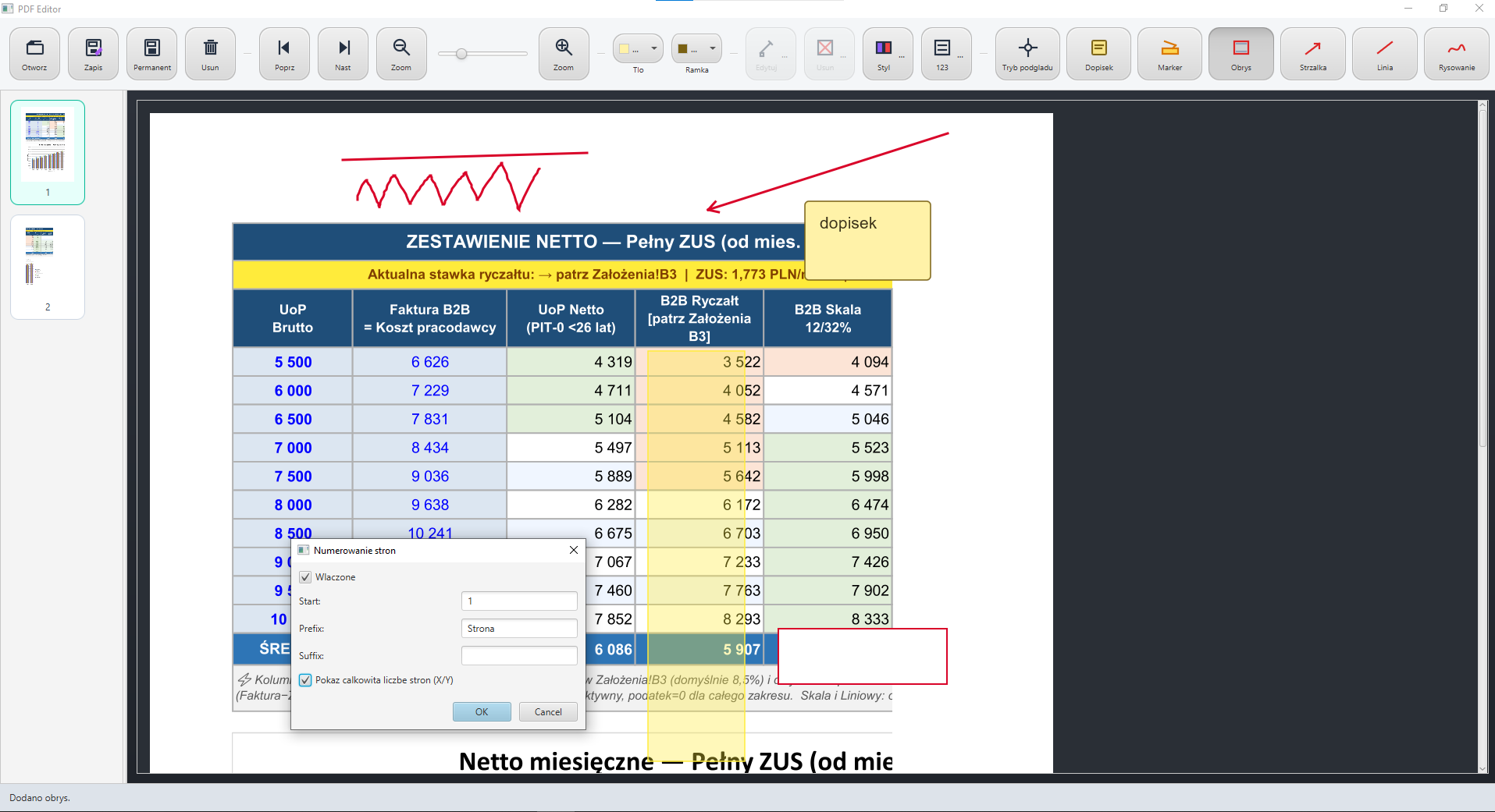 PDF Editor — edycja dokumentu